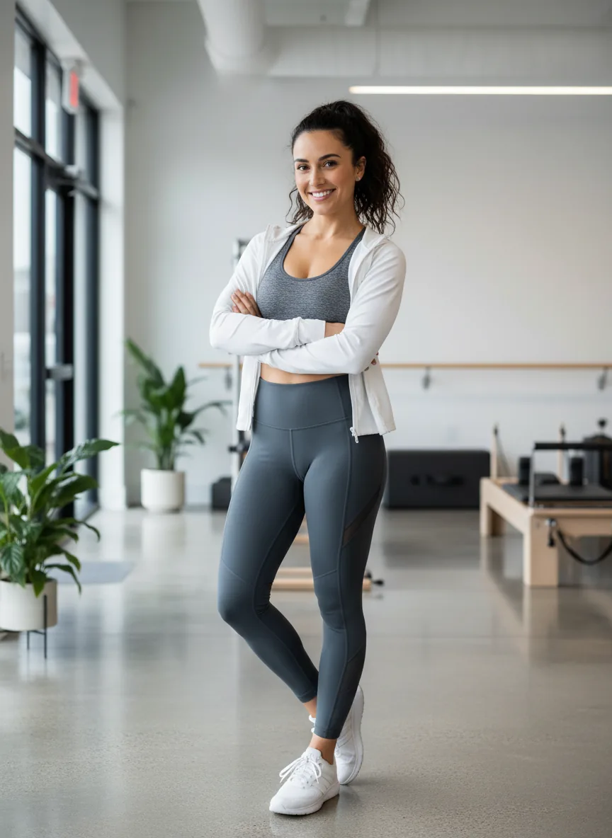 Fernanda Silva - Fisioterapeuta e instrutora de Pilates certificada pelo método Stott no Sfizio Pilates